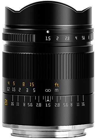 TT Artisan - Lente Gran Angular de 21 mm F1.5 ASPH de Formato Completo Sony E Mount