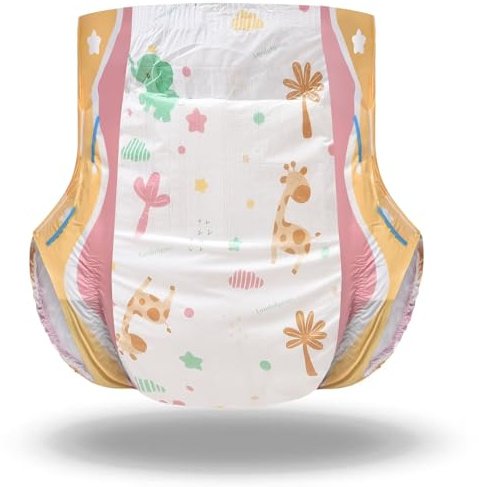 Landgogenie couches pour adultes pour femmes avec étiquettes ABDL couches Medium Pack de 10