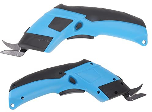 Forbici Elettriche Senza Fili, Mini Taglierina Elettrica Portatile con Batteria Agli Ioni di Litio Incorporata per Tessuto e Stoffa, Moquette e Cartone