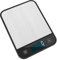 QL Balance de Cuisine Numérique,Balance Électronique en Acier Inoxydable 10KG,Suspension,Affichage LCD de Grande Taille,7 Unités et Fonction Tare, Noir