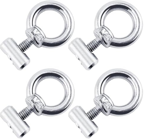 Geaanen 4 StüCk Kederschiene Kederstopper, Keder Stopper Kederleisten Haken, Haken FüR Kederschiene Vorzelt Stopper Edelstahl Kederhaken, Kederschiene ZubehöR FüR Caravan Wohnmobi Campervan.