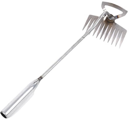 Garden Weed Pulling Tool,Stainless Steel Uprooting Artifact Garden Weeding Tools,Manual Household Farm Implement Weeder And Looper,Dual Purpose Hand Weeder,for Vegetable Farm Planting & Weeding