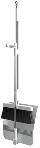 Besen und Kehrschaufel Set, Kompakt und Kehrschaufel Combo, Langstiel Besen Kehrschaufel Set, Schrägbesen und Kehrschaufel Kit, Leichtes Kehrschaufel-Set, Ergonomischer Handbesen Kehrschaufel Set,