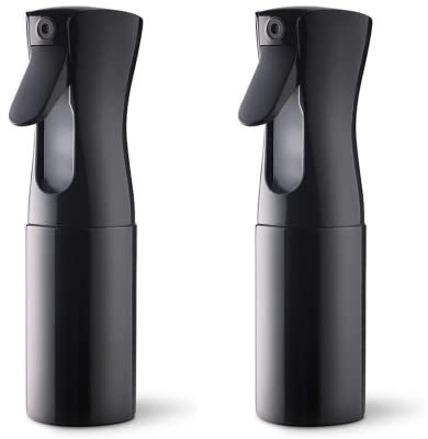 Uervoton Spray Bottles Continuous Ultra Fine Mist Empty Water Bottles Hairdresser Spray Bottles Salon Hairdresser Hair Tool Water Sprayer 160 ml Black