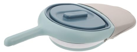 CALLARON Padella in Auto Casa Casuale Colore Allettati a in e Pazienti Manico Plastico Resistente senza Sbavature, Design Compatto Semplice per Degenti per Anziani