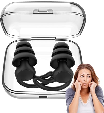 Schlafstörungen Geräuschstündung, Ohrstöpsel für den | 25-28 dB lärmreduzierende Ohrstöpsel für Schlaf, Reisen, Empfindlichkeit flexibler Hörschu