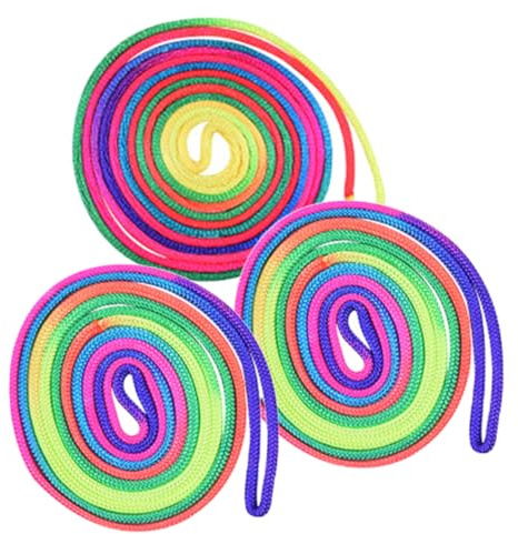 TOBBOMEY 3pcs Cats Cradle String Game Toys for Kids Colorful Rainbow Finger String Set for Children's Party Favors and Indoor Play