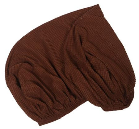 ABOOFAN Housse de Protection Anti-poussière Élastique pour Climatiseur Mural Intérieur, Taille Unique 88-95 Cm, Tissu Polyester Respirant, Couleur Café, Couverture Suspendue pour Maison