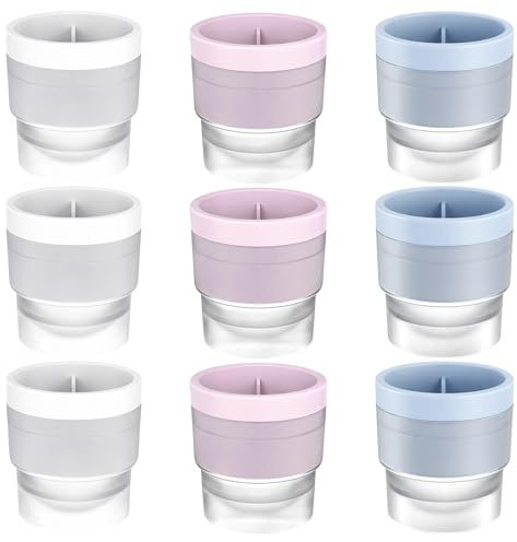 9PCS Ball Mould, Ball Maker, Round Moulds, Blue, White, Pink