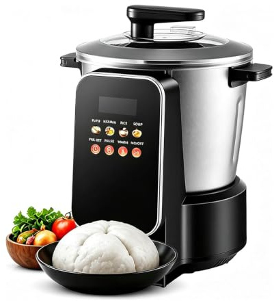 Máquina Automática Para Preparar Fufu, 900 W Eléctrica Para Machacar Ñame