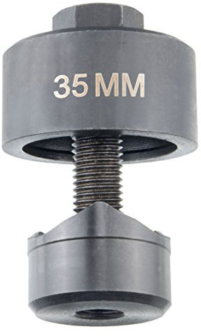 CON:P Blechlocher 35mm für Spültischarmaturen - Stahl - Präzise Lochstanzung - Langlebige Qualität - Einfache Handhabung / Lochschneider / Lochstanzer Spüle / Sanitär Werkzeug / SA185
