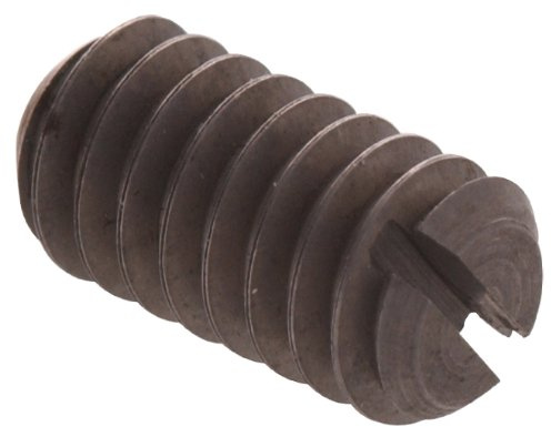Hillman 4493 10-24 x 3/8-Inch - Slotted Headless Set Screw, 20-Pack , Gray