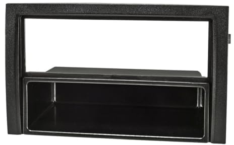 tomzz Audio 2450-006 Radioblende kompatibel mit Skoda Fabia 6Y ab Facelift 2004 bis 2007 schwarz