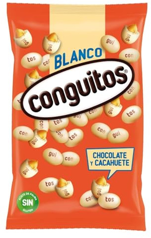 Conguitos Blancos Cacahuete con Chocolate - 1000 gr