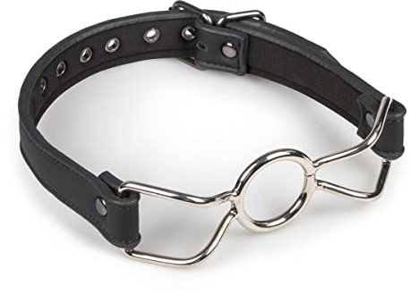 EasyToys Fetish Collection Metal Mouth Gag, Black