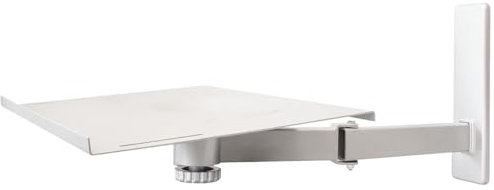 my wall H20WL Wandhalter für TV, Laptops, Notebooks und Lautsprecher, Flexibel, Schwenkarm, Notebook Wandhalterung, Lautsprecherständer, Wandhalterung Laptop, Wandhalterung Schwenkbar