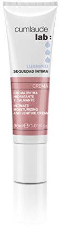 Cumlaude Lab - Lubripiù Crema Íntima, Crema Vulvar Hidratante Externo, con Ácido Hialurónico, Ácido Láctico y Aceites Vegetales, Protege, Calma e Hidrata - 30 ml