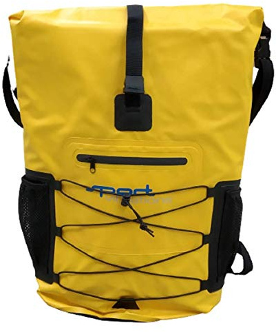SUPwave Premium Thermo-Dry Bag, Rucksack 30 Liter, Rolltop, Outdoor Rucksack, Wasserdicht Sport-Vibrations