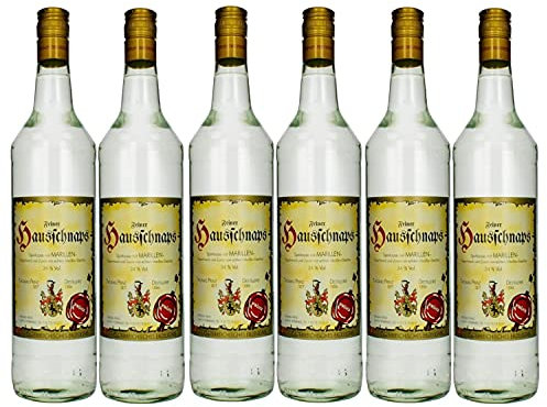 Thomas Prinz Hausschnaps Marille Obstbrand 34% I Visando Paket (6 x 1,0 Liter)