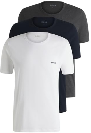Boss Hugo Hommes Tee-Shirt SS RN 3P BM 10111875 02, Pack de 3