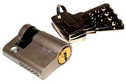 40mm / 25+10+5mm Halbzylinder Profilzylinder Zylinderschloss mit 5 Schlüsseln