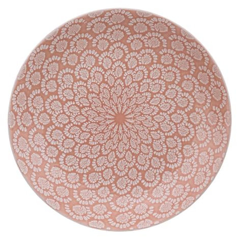 SECRET DE GOURMET - Lot de 6 assiettes plates Carmen d26 cm rose