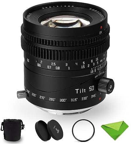TTartisan 50mm F1.4 Objectif de Portrait Plein Format à Mise au Point Manuelle pour Appareils Photo à Monture RF Canon EOS-R RP R5 R6 R6II R7