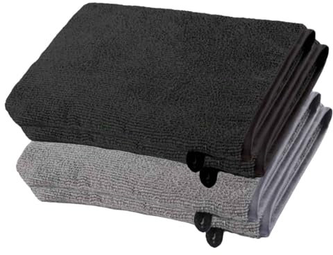 Tyrzol 4 Pack Microfibre Body Wash Mitts Reusable Flannel Face Cloth Makeup Remover Mitt Gloves for Sensitive Dry Oily Skin Wash Face Bathe Beauty Makeup Remover Flannel Soft Face Mitten