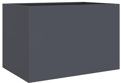 vidaXL Jardinera Acero Gris Antracita 62x47x46 cm