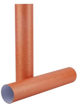 SUPERFINDINGS 2 Stk. Papier Poster Rolle 35x6.5cm Zeichen Und Versandrolle Sandbraune Bauplan Aufbewahrungsrolle Kalligrafie Und Malrolle Zum Aufbewahren von Papierkunst Karten Dokumenten