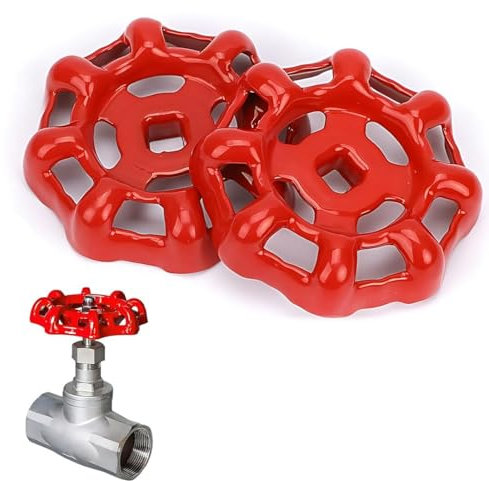 OIGWBPH 2 Stück Metallisches Absperrventil für Wasserschlauch, Außenhahn, Globusschalter, Ersatz-Absperrventil