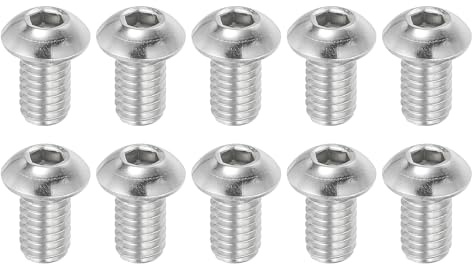 PATIKIL Tornillos de Cabeza Avellanada con Hexágono Interior de 3/8-16x5/8, 10 Unidades de Acero Inoxidable 304 18-8 Tornillos de Cabeza Avellanada con Hexágono Interior Allen