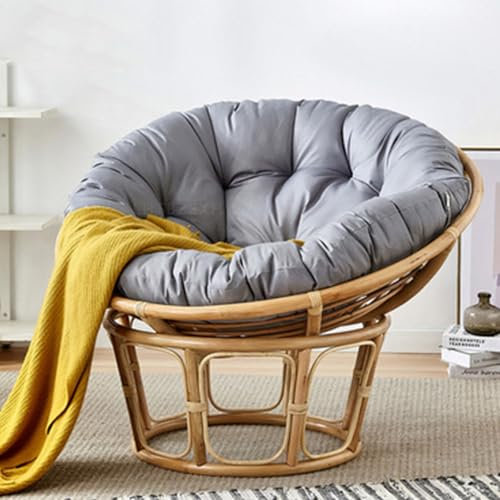E,60x60cm,Papasansessel Kissen Sitzkissen Outdoor Wasserdicht Hängesessel Rund Stuhlkissen Outdoor Papasan Stuhl Bodenkissen Kissen Für Gartenmöbel Gute Belastbarkeit