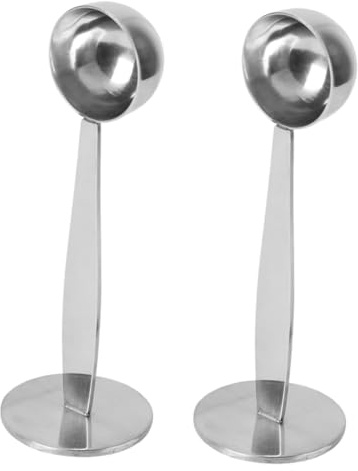 BESPORTBLE Cuillère à Expresso Et Mesurette 2 en 1 - Bord Arrondi pour Lextraction Du de Café Et de Thé