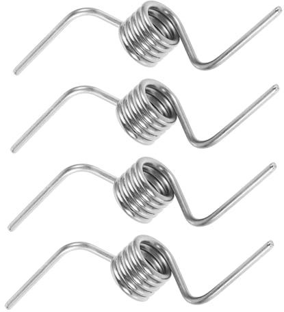 ELAYARD Refrigerator Door Mechanism Spring Fridge Divider Door Repair Spring Replacement Parts 4pcs Enhanced Stability Compatible with Fridge Freezers