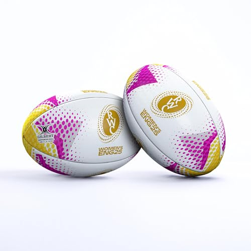 Gilbert Ballon de rugby RWC 2025 Supporter Officiel, Taille 5, World Rugby 2025 Supporter