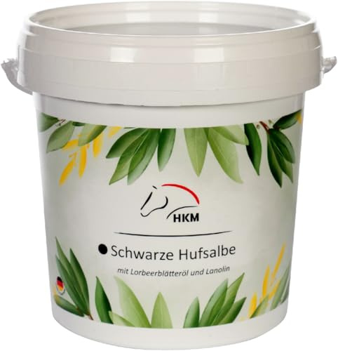 HKM Hufsalbe schwarz, 1000 ml, Schwarz