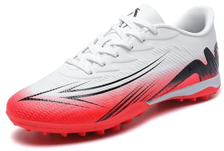 Up run Soccer Cleats for Mens Womens High Tops Lace Up Unisex Football Shoes Indoor Turf Soccer Shoes AG FG TF for Beginners to Advanced Players
