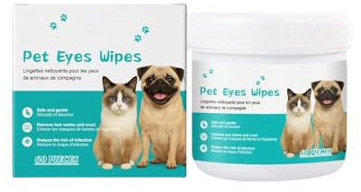 Dog Eye Wipes, Angel Tear Stain Remover for All Dogs & Cats – & Eye Wipes for Dogs, Pet Eye Cleaner Wipes with Enzymes for Discharge, Crust, Mucus & Debris, Coconut (100) RmG452 (Green, 7cm)