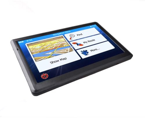 Veemoon Truck GPS Navigation System with Touch Screen LCD Storage Multi Vehicle Modes Intelligent Voice Guidance Player for Cars and Trucks Europe