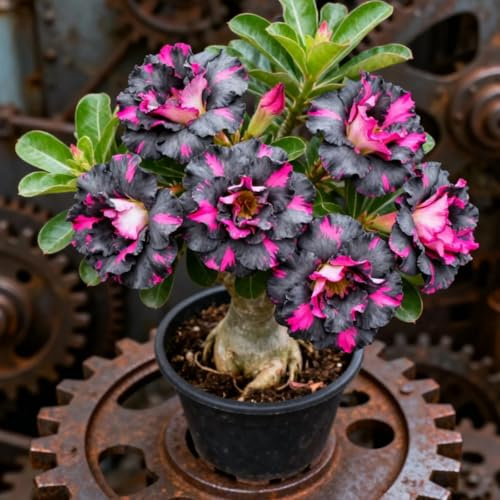 Bulbi di rosa del deserto Sani e Perfetti per Casa e Giardino-1 tubero-E
