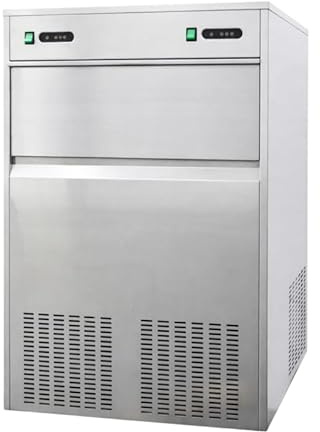 Macchina per cubetti di ghiaccio cava professionale 120 kg/24 h – Riserva 55 kg – R290