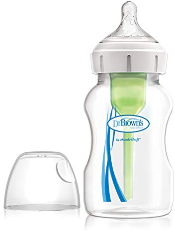 Dr. Brown'S Wb11600Spx - Weithalsflasche 330 ml Pp Optionen + Sauger Level 2
