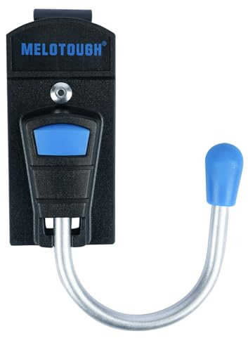 MELOTOUGH Tool Holster Cordless Drill Holster Tool Belt Hook with Metal Clip for Work Belt（Blue 1pcs）