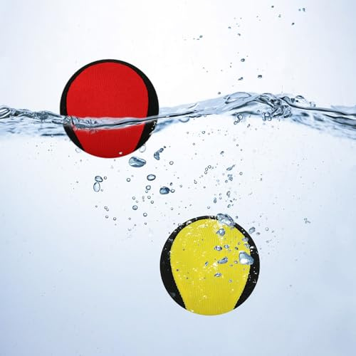 2PCS Wasser-Hüpfbälle Wasserball Wasser Flummi Springender Ball auf Wasser, wasserbälle Wasserspielzeug Kinder Erwachsene Schwimmbad Spielzeug für Pools Seen Meer Strandbälle 5.5cm