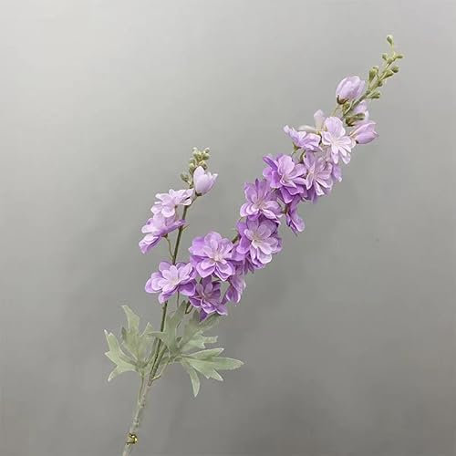Lawaia Künstliche Hyazinthen 80cm Kunstblumen Kunstblumen & -Pflanzen Frühlingsdeko Fake Blumen Flowers Tischdeko Deko Hochzeit Kunstblumen Wie Echt Artificial Flowers(3 Stück) (Lila)