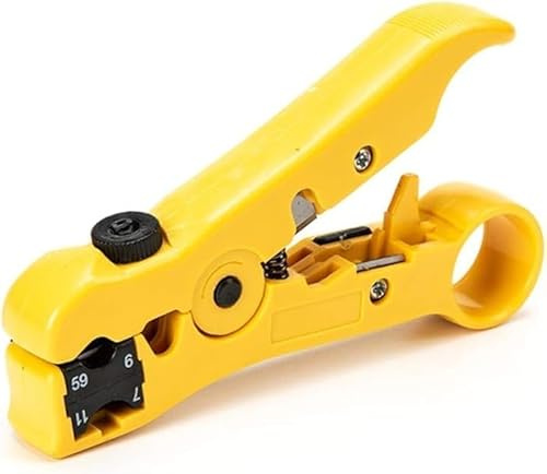 Cable Stripper Cutter, Wire Stripping Tool,Multi-Purpose Wire Stripper Adjustable Wire Stripping Tool for UTP Cat5 Cat6 Wire