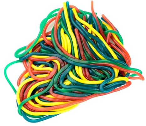 Rainbow Lace Candy - String Licorice Laces - 2 lbs bilk size candy – Assorted Fruit-Flavored Chewy Licorice- Colorful, Fun Snack | Bulk Party Size, Gift Bags, Candy Buffets & Snacking (Rainbow)