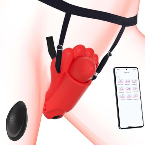 Tragbarer Slip Vibrator mit 9 Vibrationsmodi and APP Steuerung– HXLXW Sex Spielzeug für die Frau Klitoris Stimulator Leiser Panty Vibrator für Paare und G Punkt Vibration für Frauen