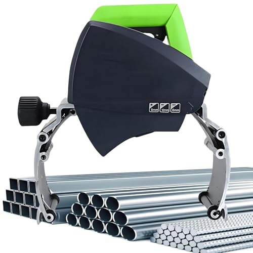 Tagliatubi preciso e veloce per tubi di diametro da 15 a 400mm,copertura protettiva e velocità regolabili,tagliatubi elettrico,tagliatubi portatile per tubi rotondi,per tubi in PVC/rame/acciaio ZD400